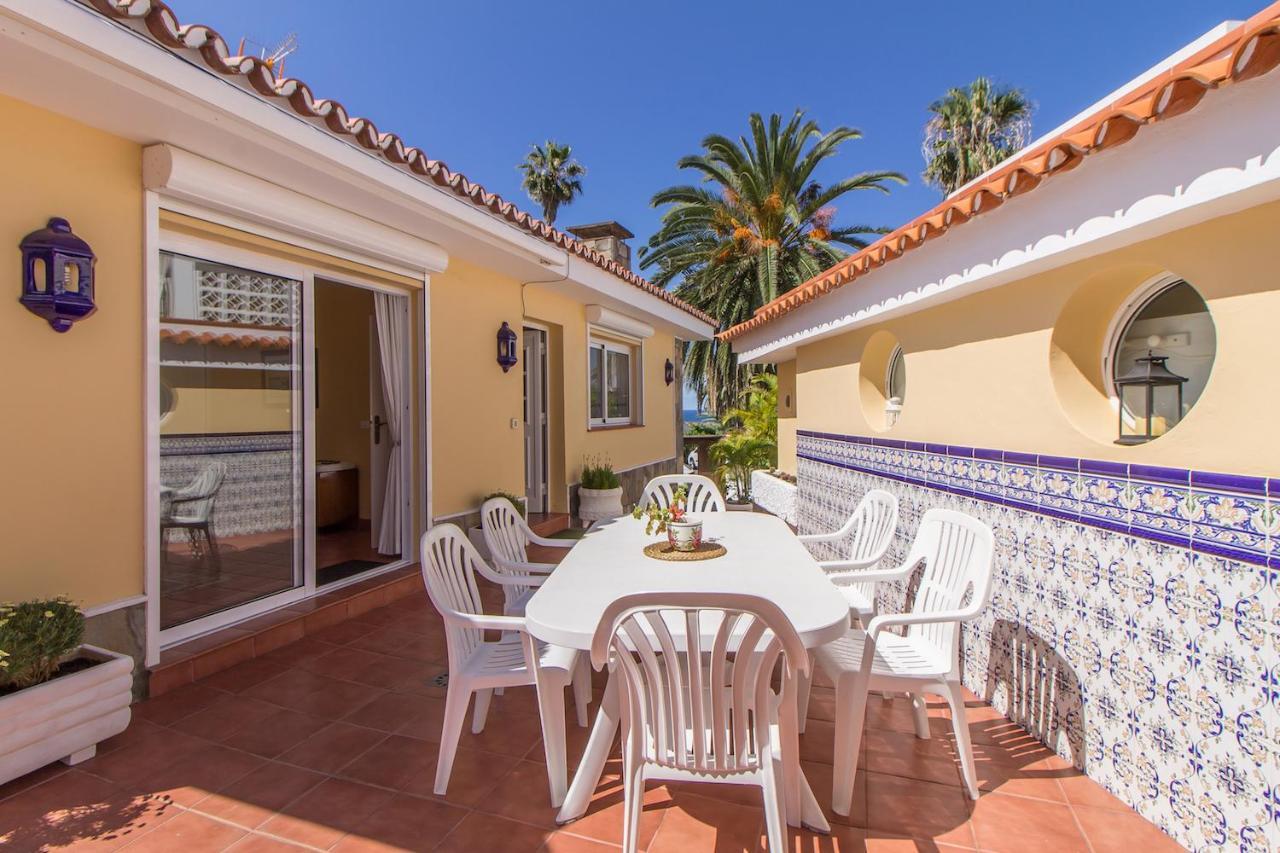 Villa In Protected Space In Front Of The Sea Los Realejos Exterior foto